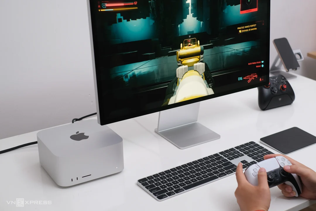 Trải nghiệm game bom tấn Cyberpunk 2077 trên Mac Studio
